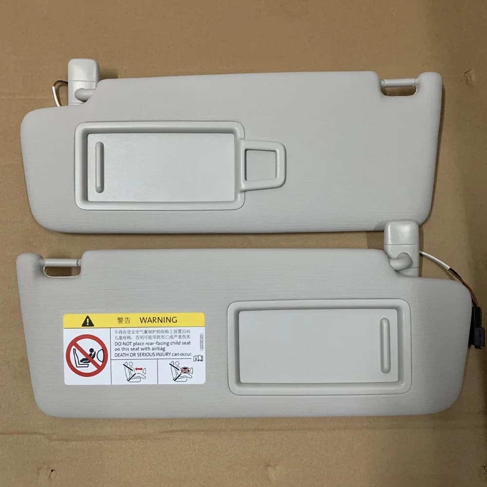 Car Front Sun Visor Panel With Makeup Mirror lamp for VW Golf mk7 VII mk8 T-Cross Passat CC E-Golf T-Roc ID.6 ID.AERO