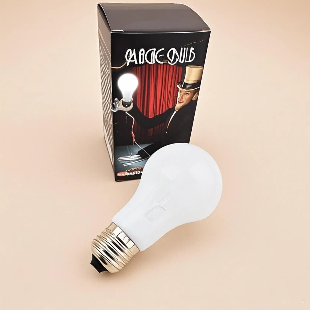 Lampadina magica Trucchi magici Lampada Trucco magico Anello Close Up Stage Magia Puntelli Mago Illusioni Tour Magie Mentalismo