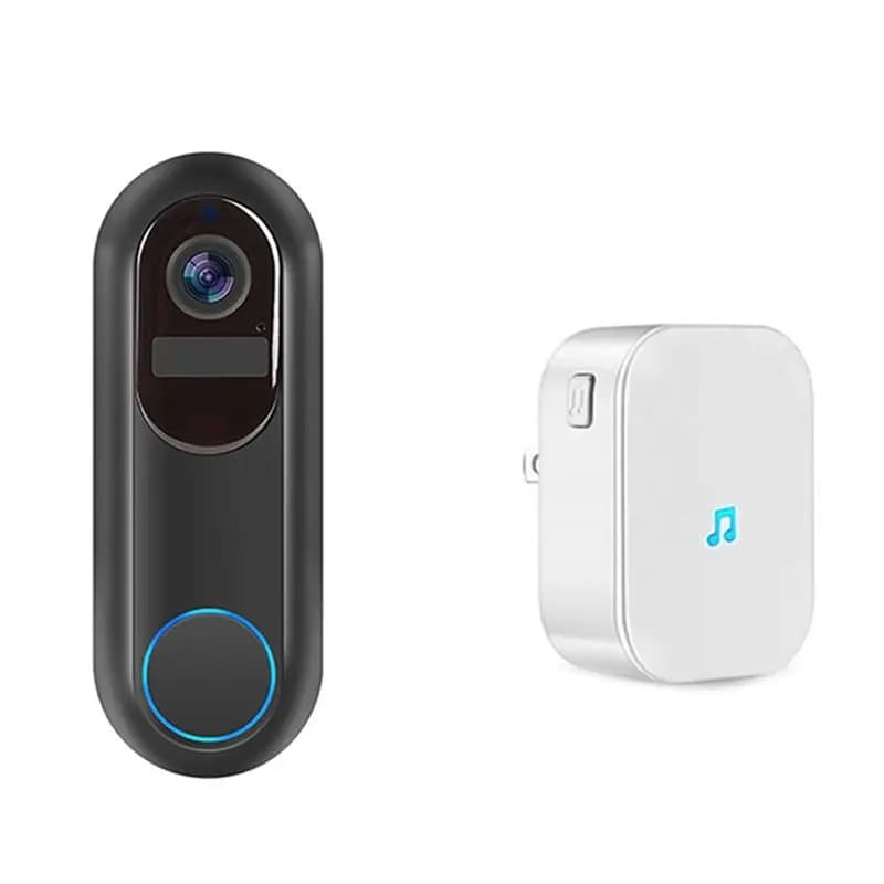 Wireless Video Doorbell Camera 1080P Smart With Chime Two-Way Talk Night Vision B-B51B