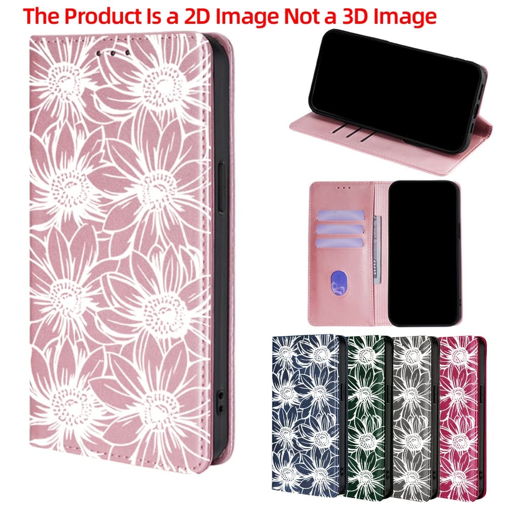 Custodia a Portafoglio alla Moda per Samsung Galaxy A57 A37 A27 A17 A07 A56 A36 A26 A16 A06 Galaxy S26 Ultra S26 Plus, Cover Antiurto