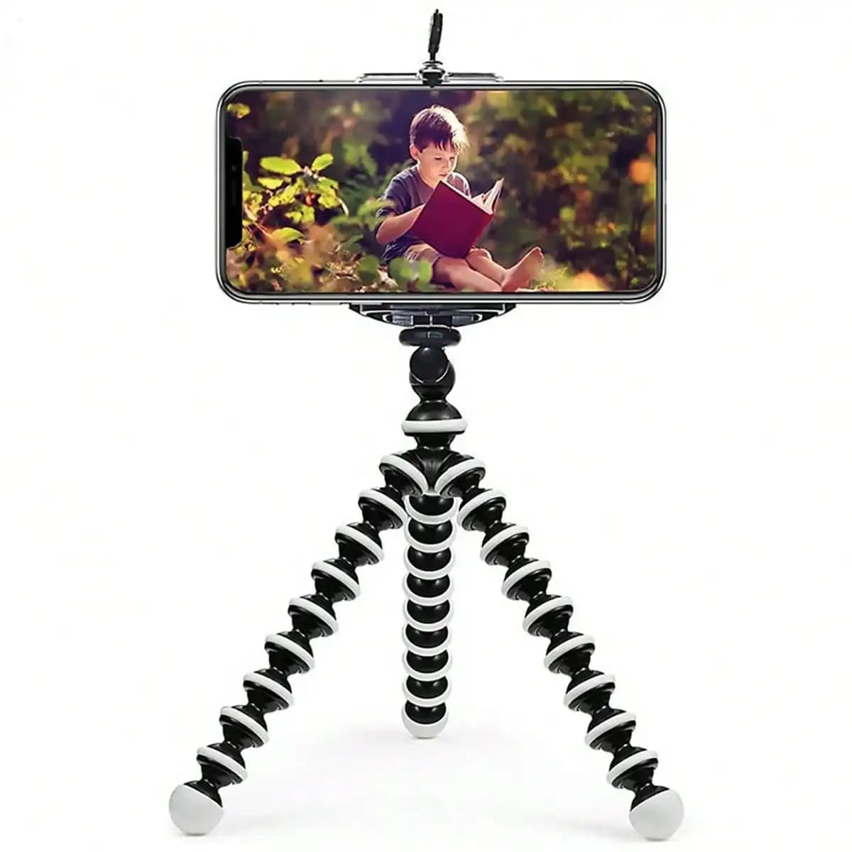 Portable Flexible Octopus Tripod Set, Includes 1 Tripod and 1 Universal Phone Clip, as Well as Multi-Angle Mini Camera and Smartphone Stand, Suitable for Travel and Video Shooting.