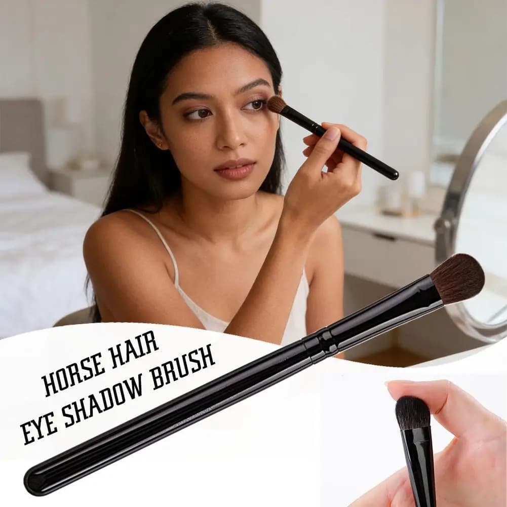 Professional Umbrella Brush with Synthetic Seeds, Precision Tool to Remove the Eye Contour, Pigment Control, Classic