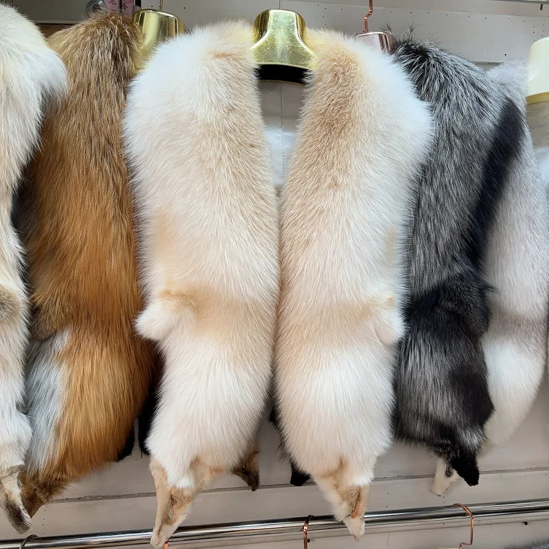 Women's real fox fur shawls high-quality women's fashionable and elegant natural foxes various genuine fox shawls