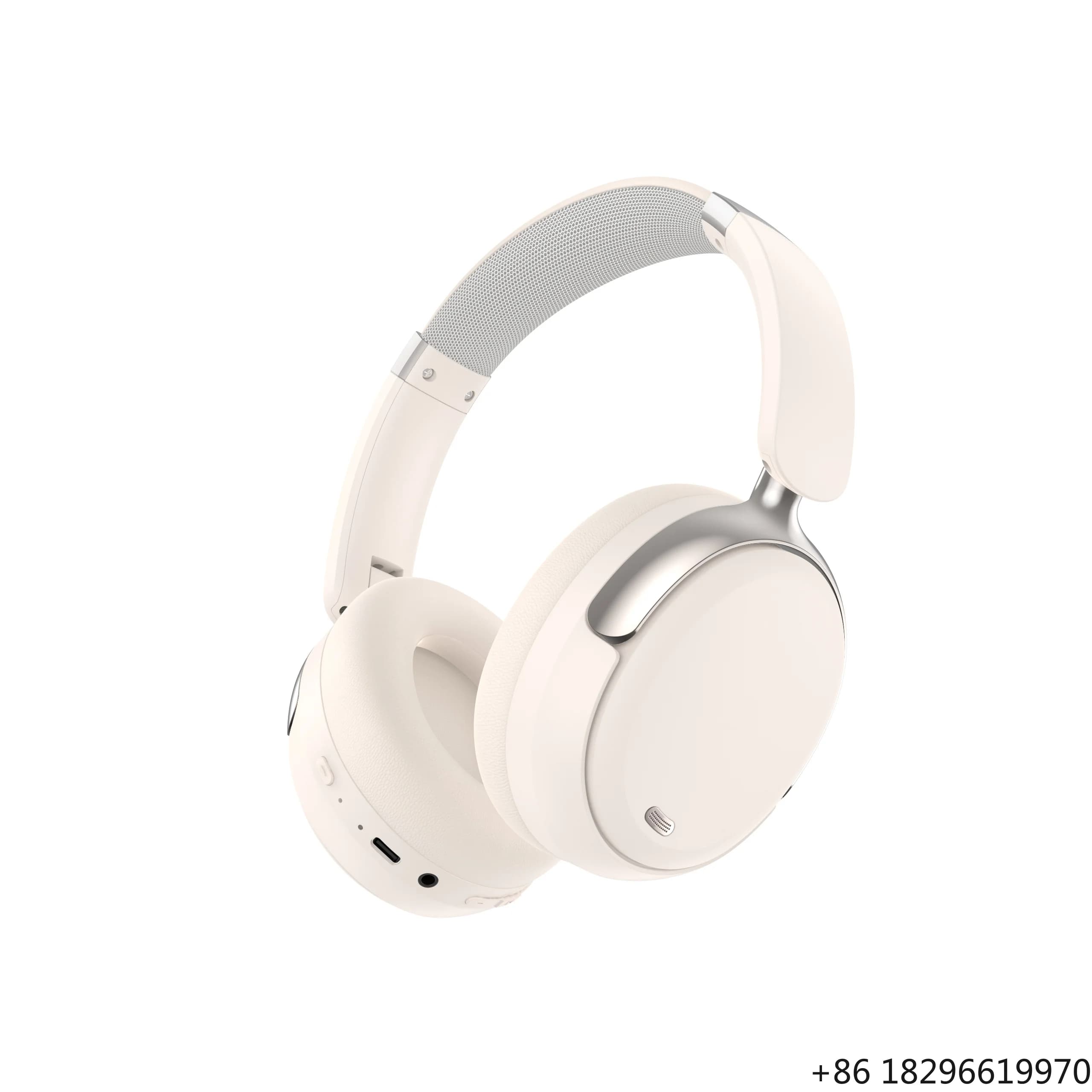 Cuffie Wireless Over-Ear Economiche, Stereo con Bassi Potenti, Cancellazione del Rumore, Leggere, Pieghevoli, per Sport, Gaming e Uso Quotidiano