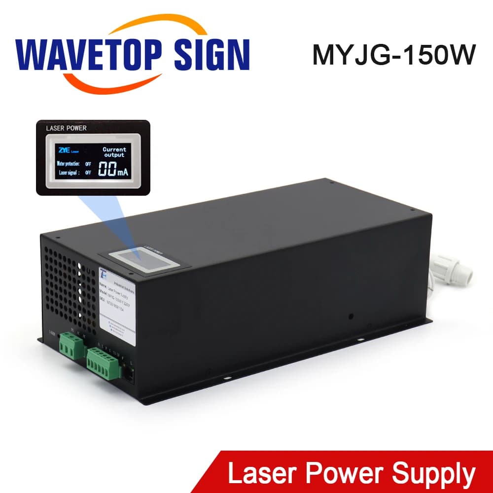 Alimentatore laser CO2 SignkoRay MYJG-150W 130-150W per macchina da taglio e incisione laser CO2