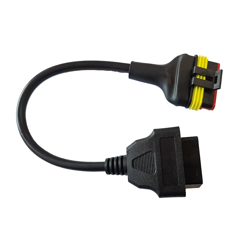 High Quality 6 Pin Connector Cable, 6Pin To 16Pin OBD2 Adapter For Benelli Motorcycles
