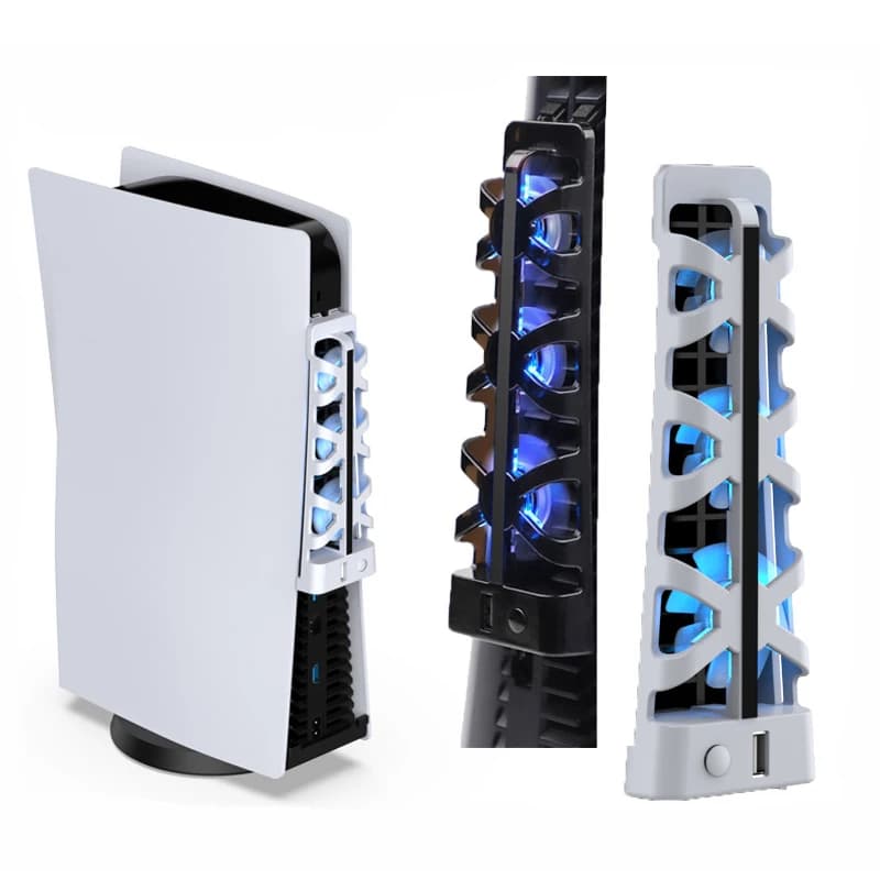 Dispositivo di raffreddamento per Sony Play Station Playstation PS5 PS 5 Console disco digitale Ventola di raffreddamento Accessori da gioco Ventilatore USB Gioco da tavolo