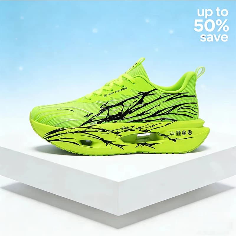 Men's Sports Shoes Professional racing shoes with padded carbon plate Breathable couple casual sneakers