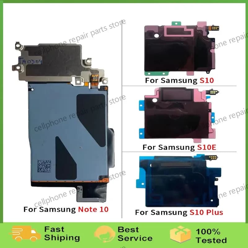 Modulo bussola NFC bobina ricevitore caricabatterie di ricarica wireless flessibile per Samsung Note 20 10 S10 Plus S10E