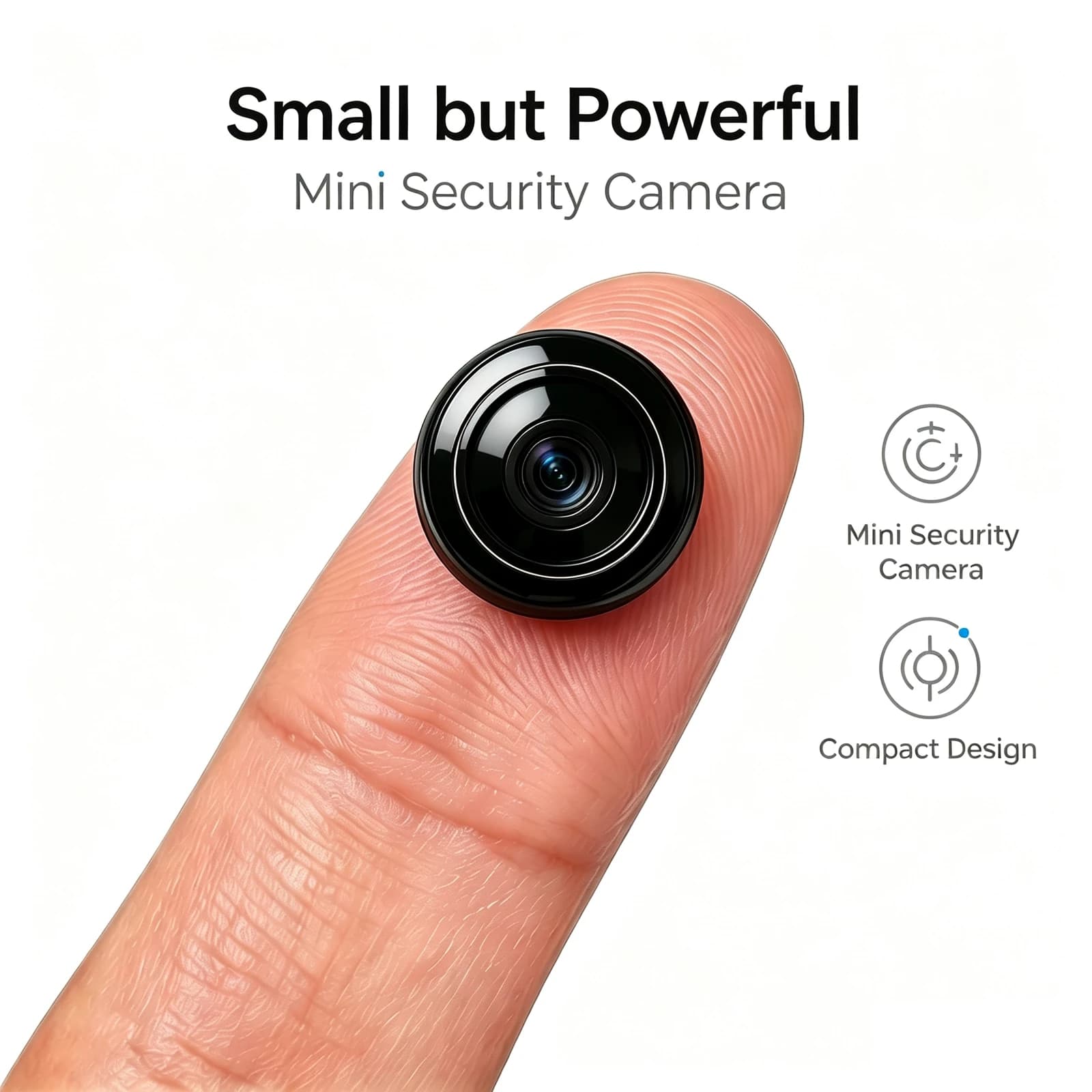Y6 360° Panoramic Fisheye Security Camera, Wireless WiFi Indoor Home Surveillance Cam, HD Night Vision, Two-Way Audio, Multi-View Remote Phone Access for Store Office Panoramic Monitoring