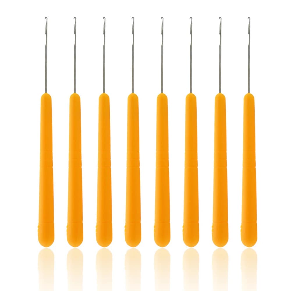 Uncinetto in plastica per intrecciare capelli, cucito a mano, artigianato, strumento per extension di piume, attrezzo per trecce
