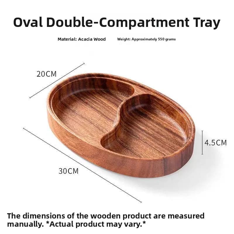 High-End Wooden Fruit Tray Dried Fruit And Snack Plate Wooden Bowl Real Wood Material Chinese Style Fruit Display Dish