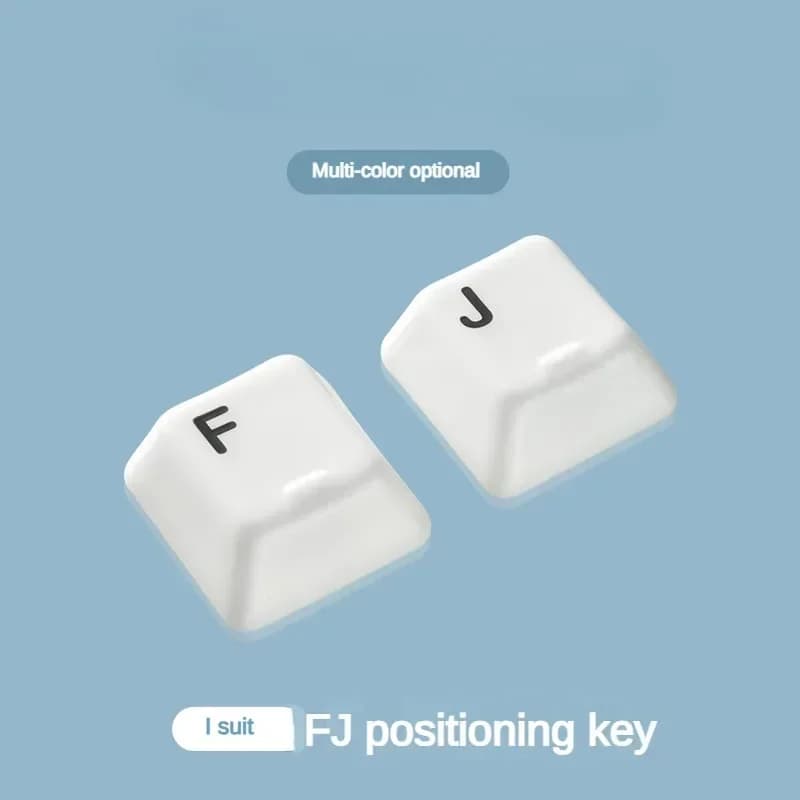 Shanhai Ceramic Keycaps FJ Positioning Key Glazed Key Caps Mechanical Keyboard Caps Custom Artistic Keycap Accessories for PC Gifts