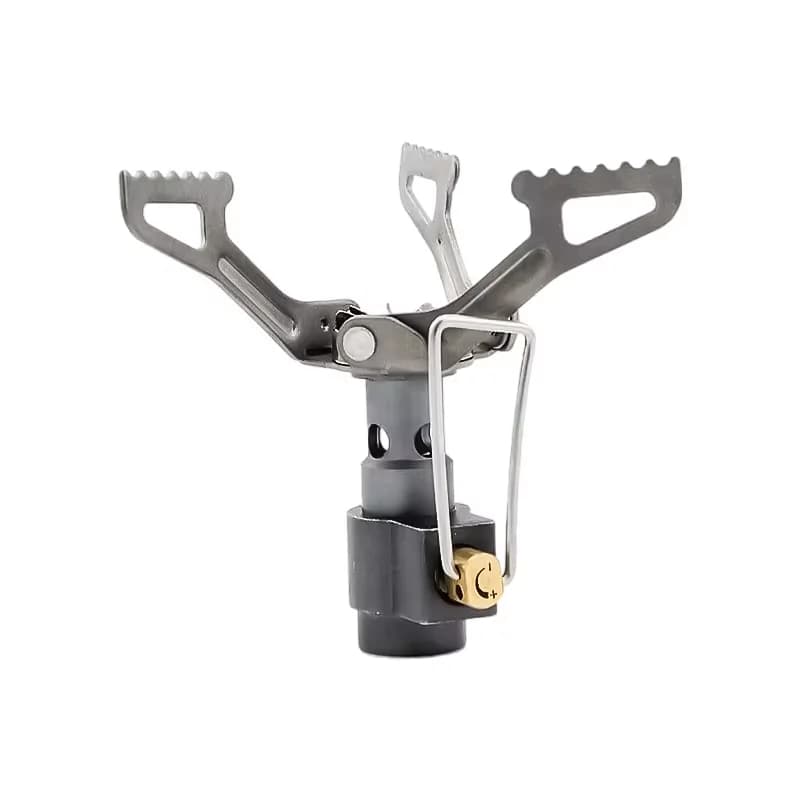 Titanium Portable Gas Stove, Ultralight 25g, Mini Hiking Stove brs-3000t
