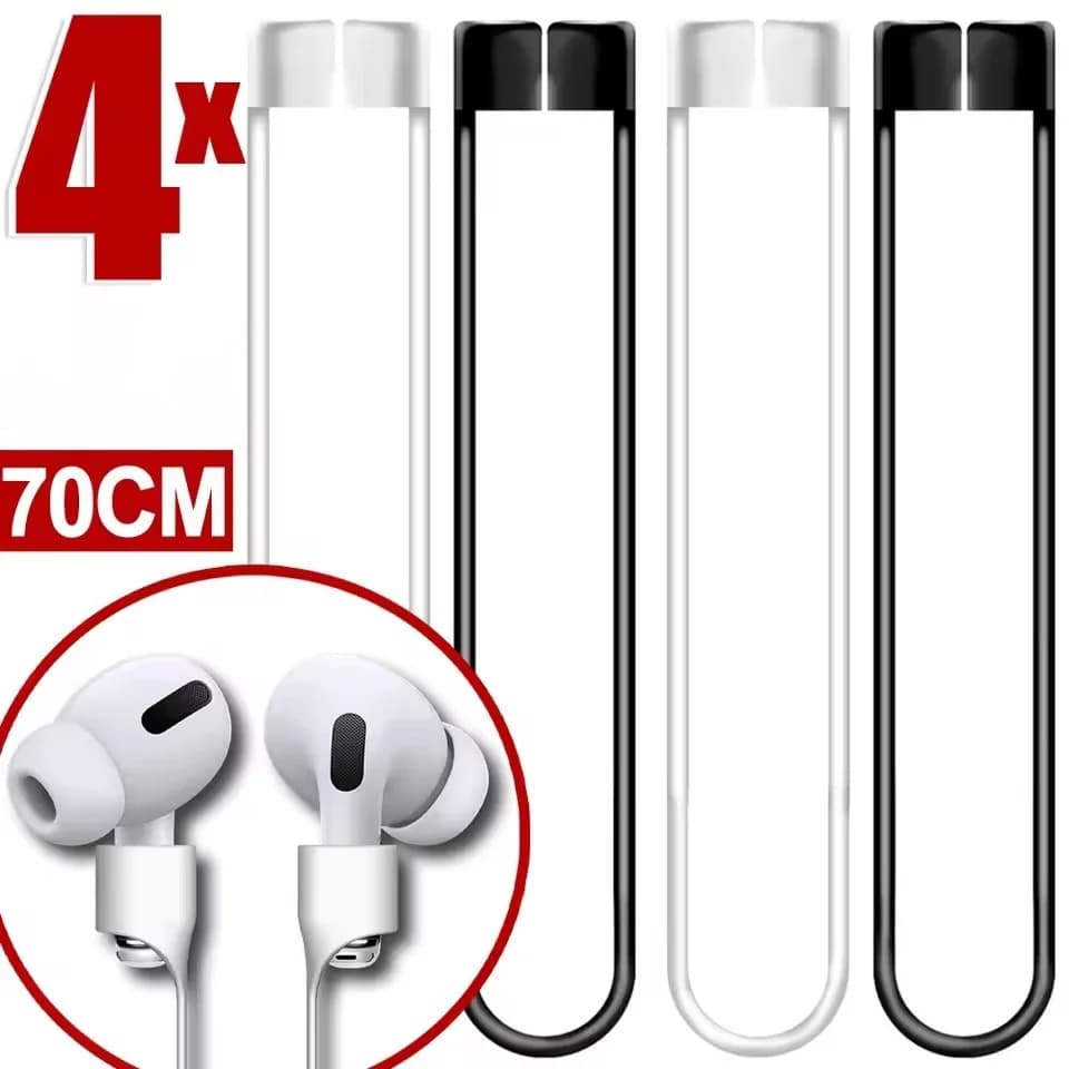 Anti-smarriage silicone earring cable for AirPods 3 2 1 Pro Wireless Bluetooth Headphone Neck Cord String Strap