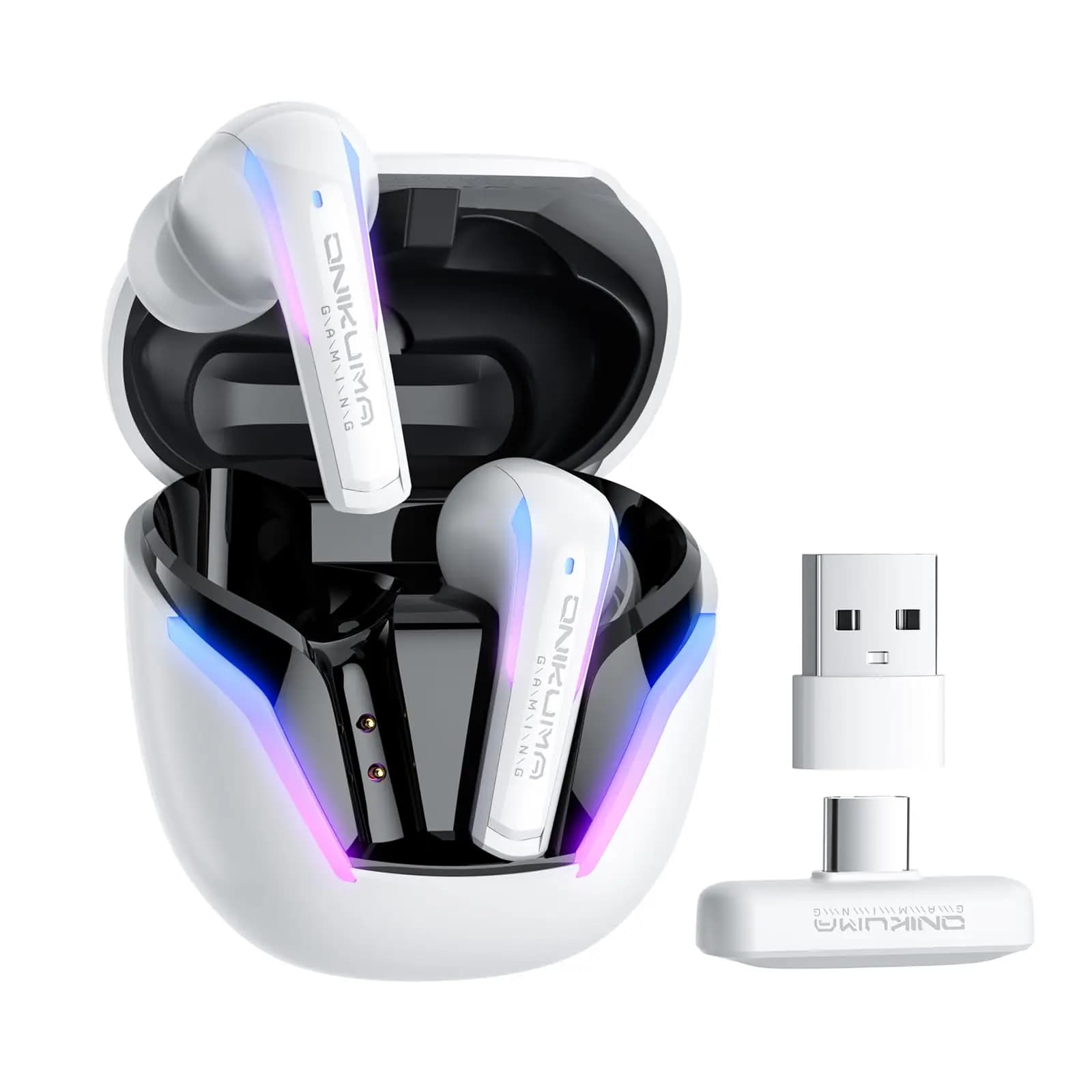 ONIKUMA T27 Auricolari Wireless da Gaming con Microfono ENC per PS5/4, Cuffie Bluetooth per Telefono, Tablet, Laptop, Steam Deck, Switch