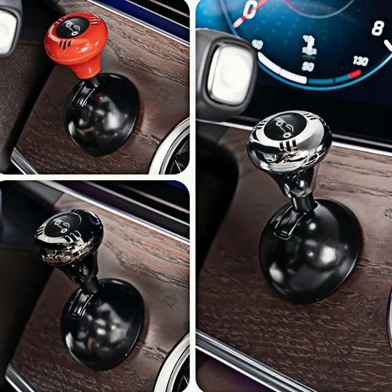 Copertura del pulsante push-to-start in metallo di lusso per auto, joystick di avviamento/arresto del motore, copertura del motorino di avviamento della barra sferica per accessori decorativi