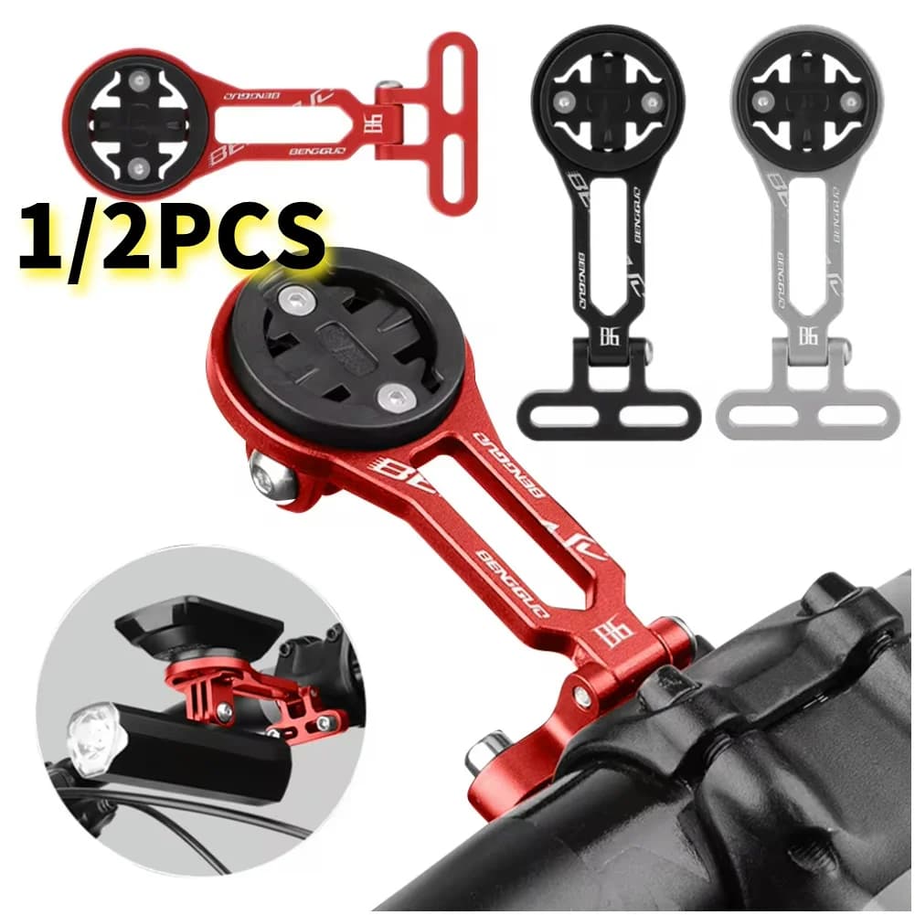 Support for Bicycle Computers in Aluminium Alloy, Lighthouse Clamp, Bicycle Handle Adapter, Sports Camera Extension Bracket