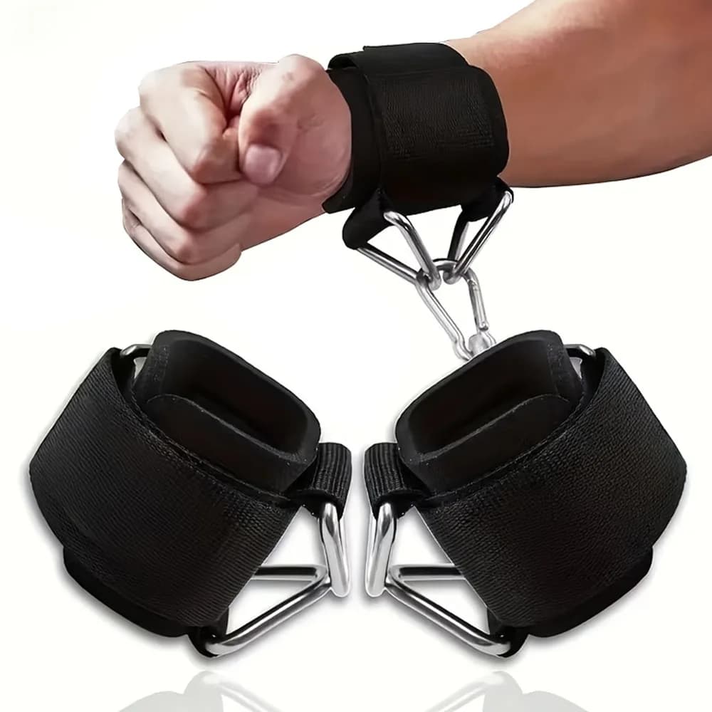 Cinturino da polso regolabile con imbottitura in neoprene - Cinghie regolabili resistenti, impugnatura antiscivolo, adatto per il sollevamento pesi