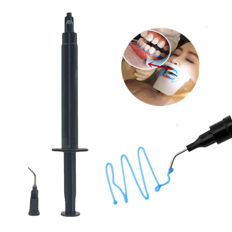 200 Pezzi Protezione Gengivale in Gel con Logo Personalizzato, Barriera Gengivale Professionale per Sbiancamento Denti con Punte, Materiali di Consumo per Odontoiatria