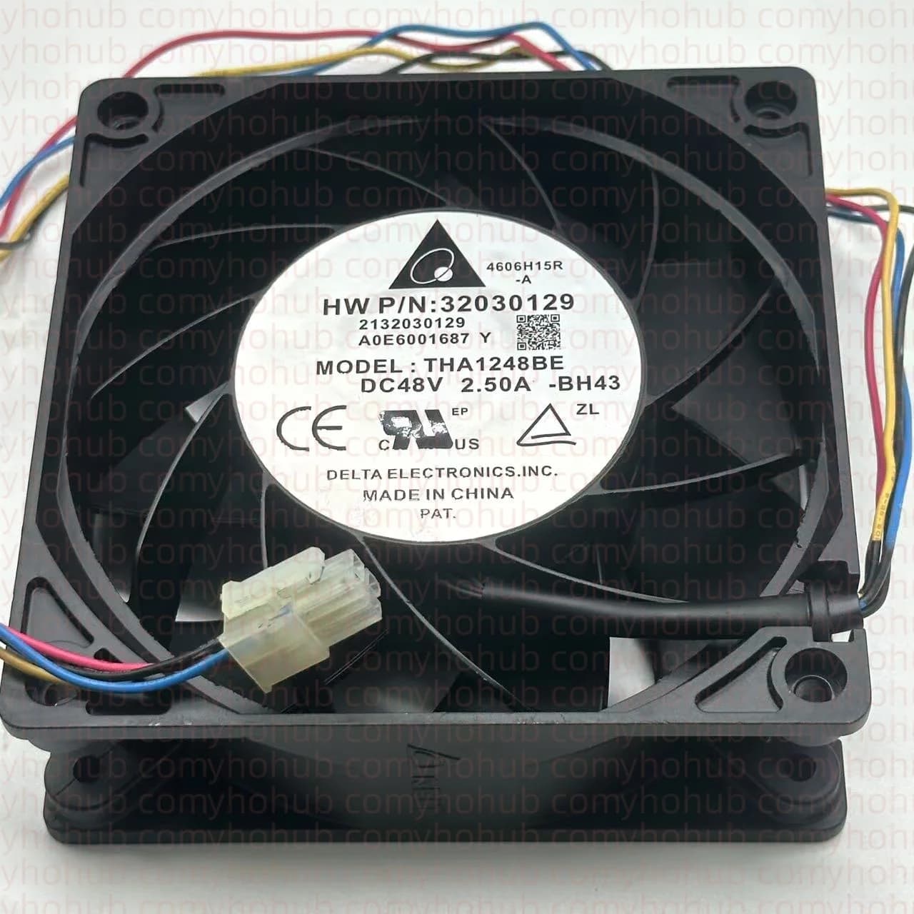 Delta Electronics THA1248BE Ventola di raffreddamento CC 48 V 2,50 A 120x120x38 mm a 4 fili