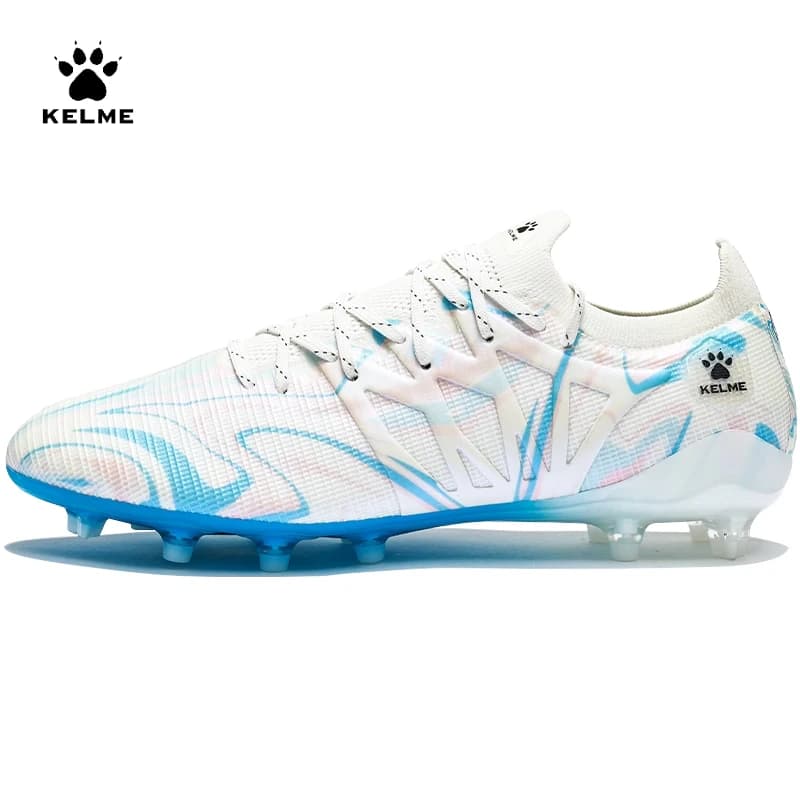 Kelme Scarpe da calcio da uomo Ag/fg Unghie miste Scarpe da competizione professionali per erba artificiale per adulti Scarpe da calcio per allenamento quotidiano