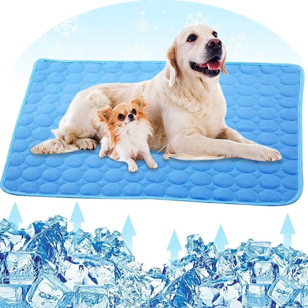 Pet Summer Cooling Pad Self-Cooling Ice Silk Pet Bed Dog Cat Nest traspirante Cooling Cooling Sleeping Pad
