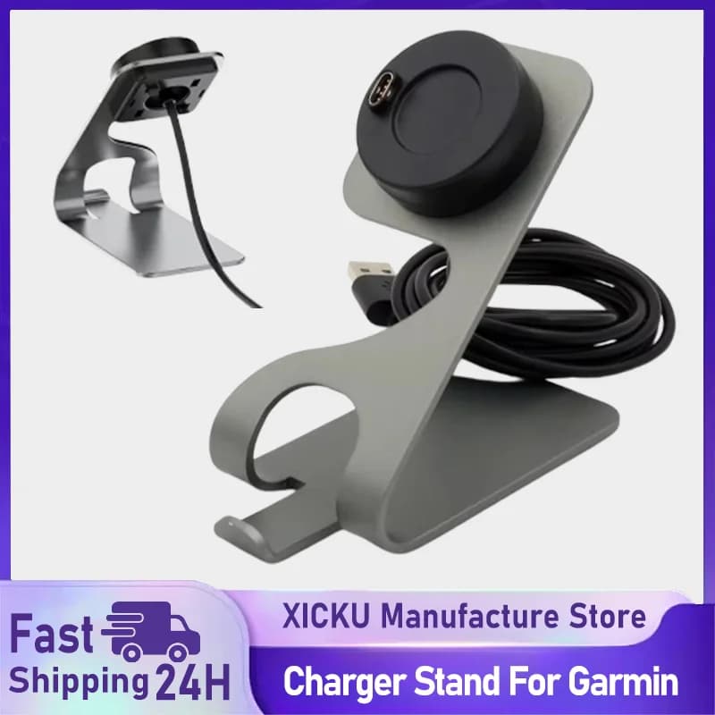 Supporto di Ricarica per Garmin Venu 3S & Fenix 7X, Cavo Dock per Vivoactive 3 4 4S, Cavo di Ricarica per Fenix 5 5X Plus 6 6X 6s/ Instinct2