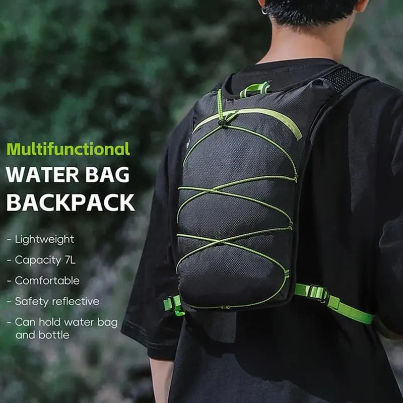 Bike Backpack with Water Bag Light Sports Bag Waterproof MTB Water Backpack Road Bike Moisturizing Backpack for Cycling
