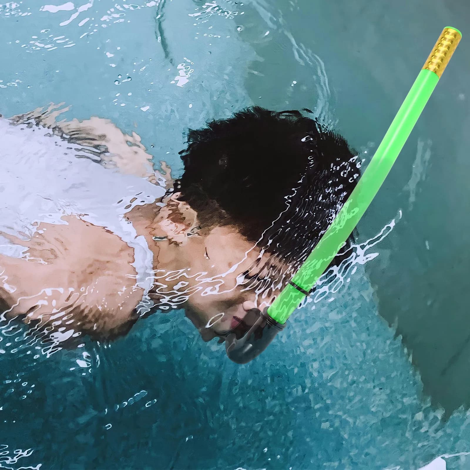 Set Snorkeling con Maschera e Boccaglio Ergonomico, Riduzione della Fatica della Mascella, Visione Chiara, Portatile