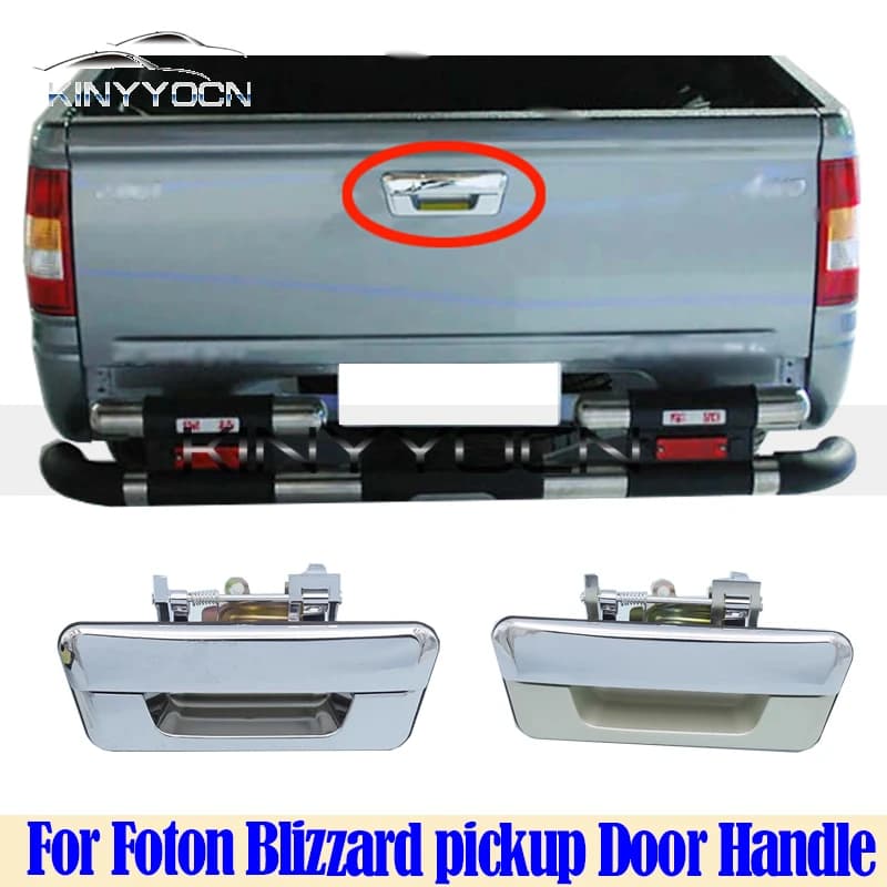 Per Foton Blizzard pickup esterno porta auto tirante maniglia copertura maniglia di apertura coperchio maniglia cromata cappuccio cappuccio guscio