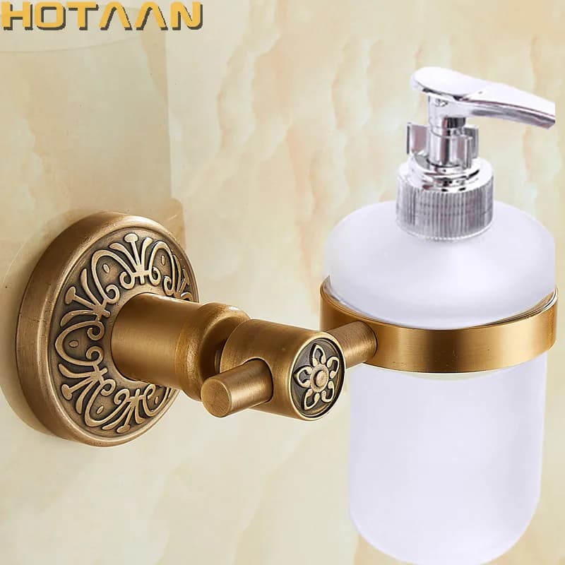 . Portasapone in ottone antico, portasapone da bagno in alluminio puro, accessori da bagno YT-14293
