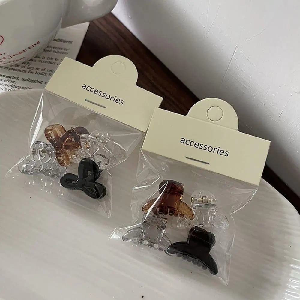 Barrette Small Hairpin Candy Color Child Hairpin Women Hair Accessories Mini Hair Claw Set Girl Hairpin Set Cute Side Clip