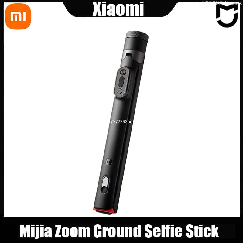 Originale Xiaomi Mijia Zoom Ground Selfie Stick con Telecomando Bluetooth, Treppiede Portatile Multifunzionale