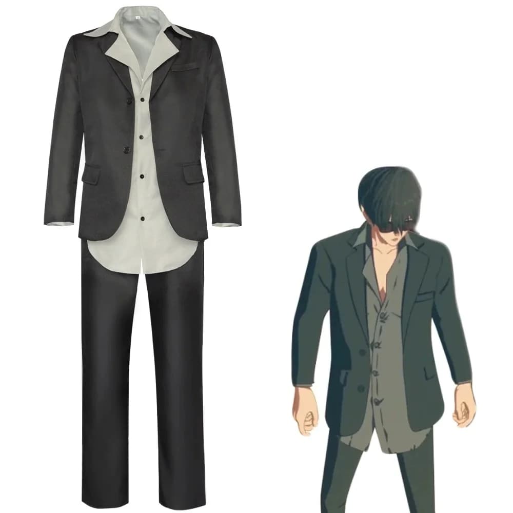 Costume da Cosplay di Nicholas D. Wolfwood da Trigun Vash The Stampede per Halloween e Carnevale, Abbigliamento Maschile