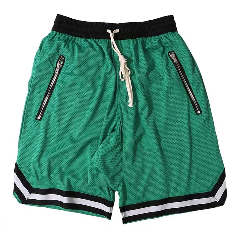 Pantaloncini da Basket con Tasche con Cerniera per Uomo, Abbigliamento Sportivo da Spiaggia, Allenamento Calcio, Bodybuilding, Traspiranti per Palestra e Corsa
