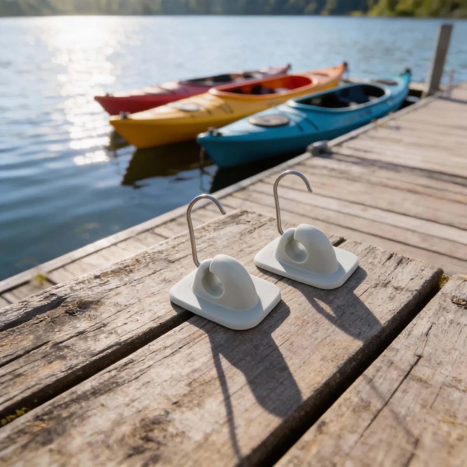 Clip per pagaie, supporto per pagaie, per la pesca all'aperto, sport acquatici, facile installazione, design aperto, design funzionale per kayak