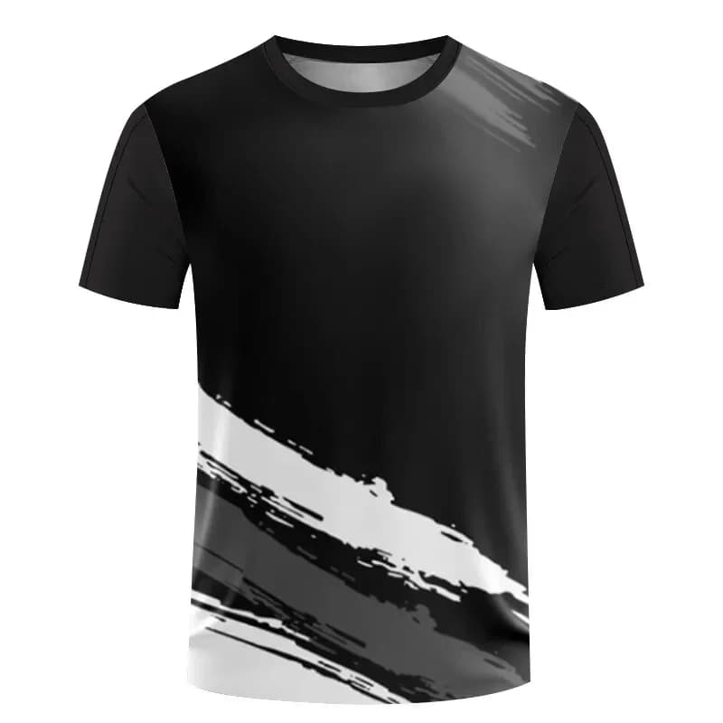 Fashion Table Tennis Sports T Shirts Summer Casual Short Sleeve Men Women 3D Printed T-shirts Loose Quick Dry Breathable Tees