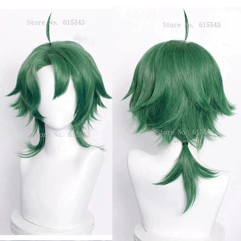 ABC123Anime SK8 the Infinity Joe Cosplay SK Green Short Heat Resistant Synthetic Hair Wigs + Wig Capb;6'j,k.9;a