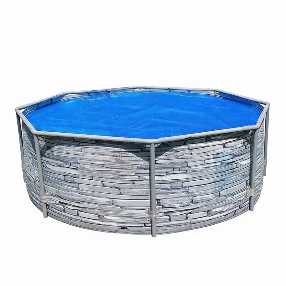 Swimming Pool Solar Blanket Round Rectangle PE Bubble Film Thermal Cover Heat Retention Insulation Dustproof Tarp Protector