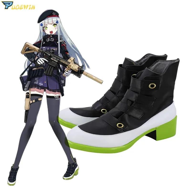 Gioco ragazze frontline hk441 scarpe cosplay stivali