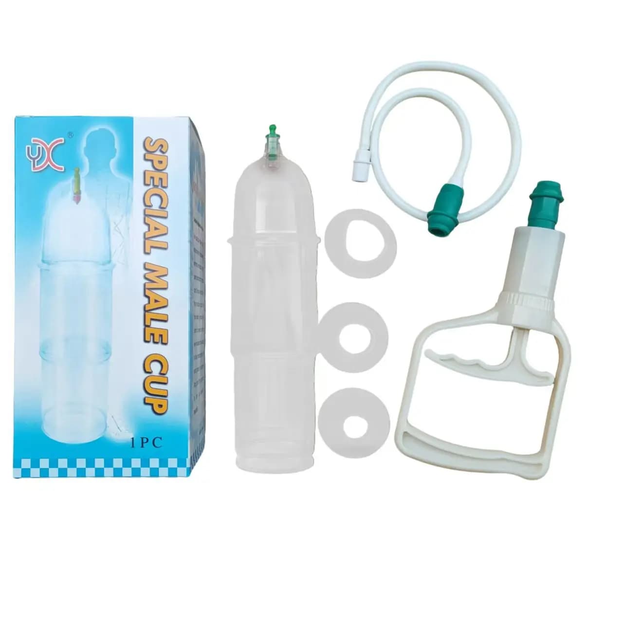 Vacuum Cupping Therapy Set with Pump Gun, Suction Cups for Men, Body Massage, Detox, Anti-Cellulite & Healthy Care