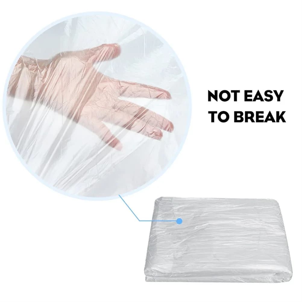Copriletto trasparente SPA Massaggio Trattamento Lenzuola Lettino di bellezza Pellicola impermeabile usa e getta Copridivano 100 pz/borsa