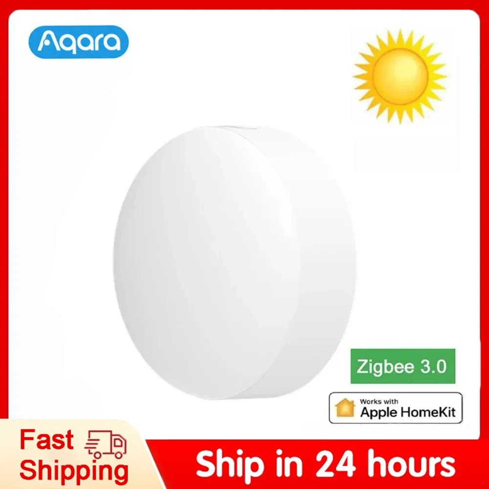 Aqara Sensore di luce T1 Zigbee 3.0 sensore di luminosità induzione intelligente Cambio di luce controllato da Aqara home homekit LM-GZCGQ11LM