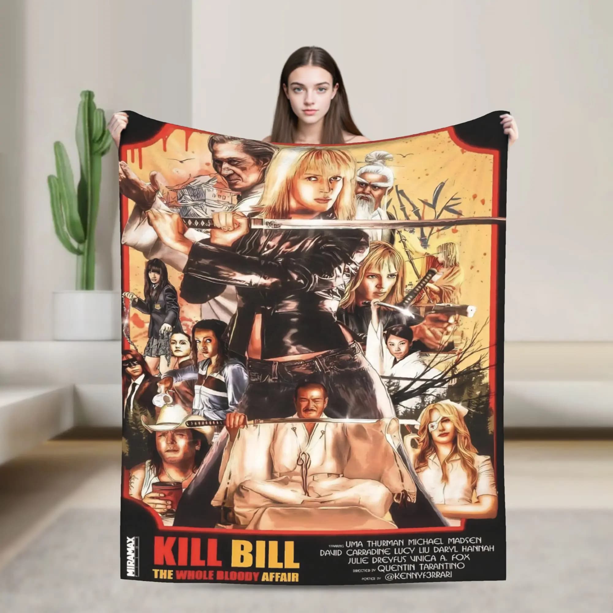 Kill Bill The Whole Bloody Affair Blankets Quality Warm Soft Bedding Throws Winter Girls Boys Outdoor Funny Bedspread