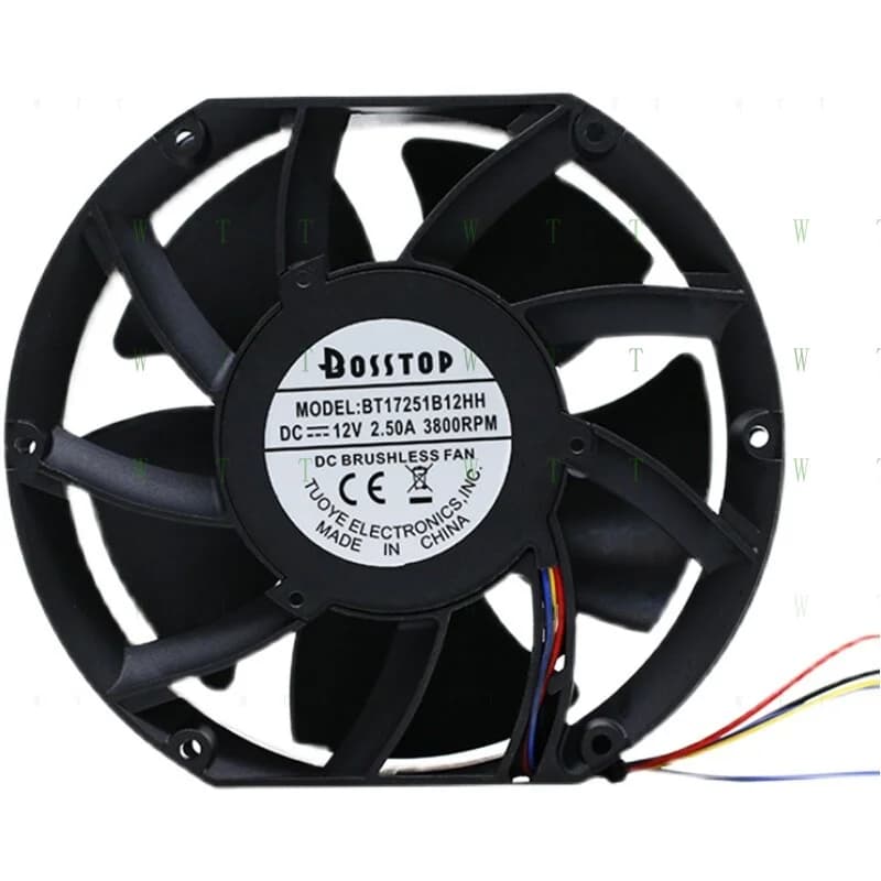H 1 pz per BOSSTOP BT17251B12HH 12V 17251 IP68 umidificatore ventola di raffreddamento ad ultrasuoni