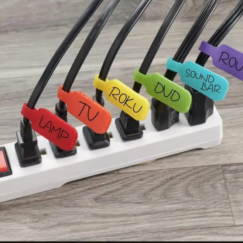 Cavo per auricolari in pelle PU di colore casuale da 32/40/48/56 pezzi, senza batteria, colori assortiti, durevole e flessibile