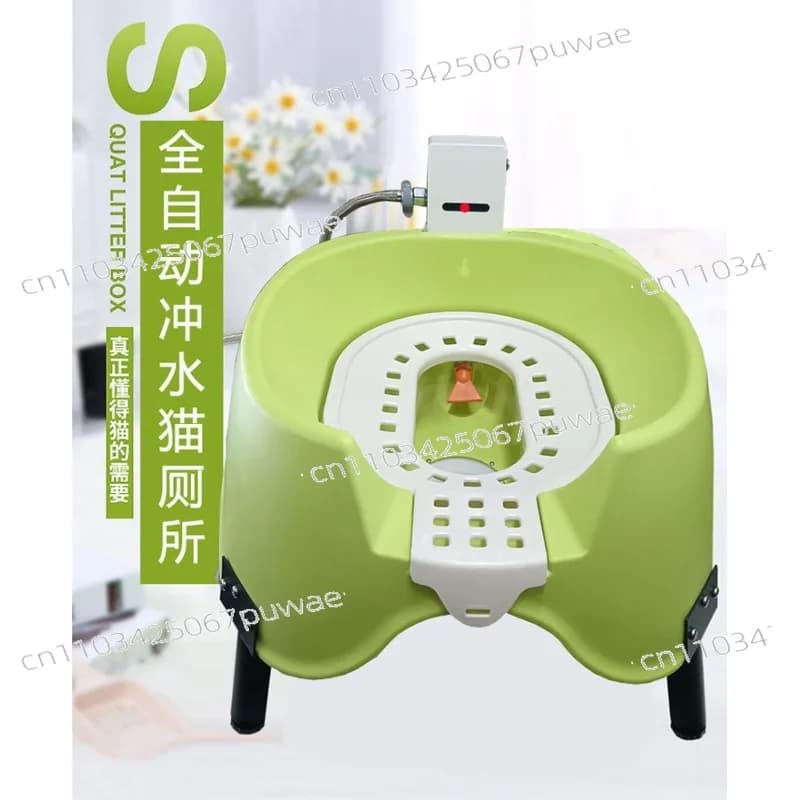 Toilette per Gatti Completamente Automatica con Sensore a Infrarossi, Lettiera Intelligente per Gatti