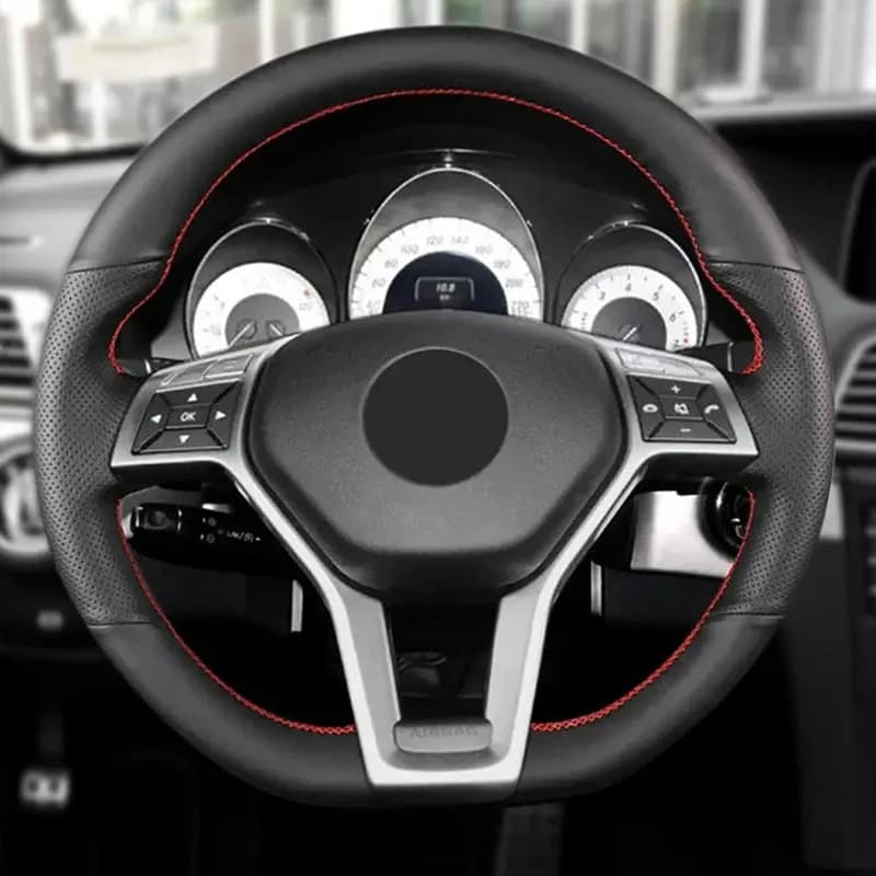 Car cover with hand braid protects the leather coating for Mercedes Benz A45 AMG W176 C63 W204 CLA C117 CLS S-model 2011- 2016
