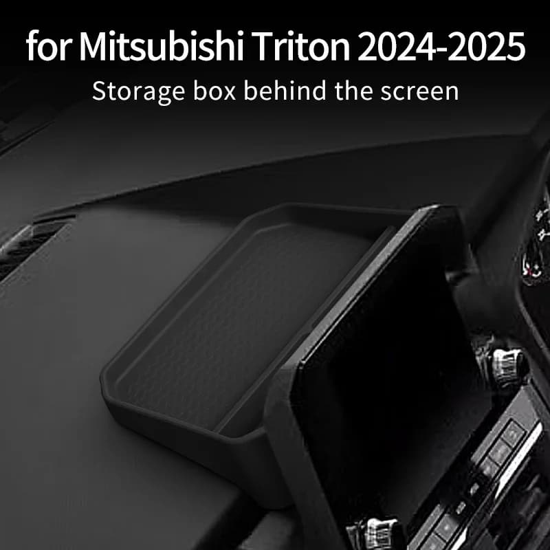 Suitable for 24-25 Mitsubishi TRITON central control screen storage box for auto interior supplies for auto editing collectio